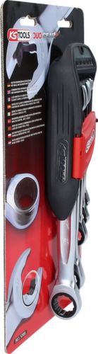 KS Tools DUO GEARplus® Ratschenringmaulschlüssel-Satz mit Maul-Ratschenfunktion