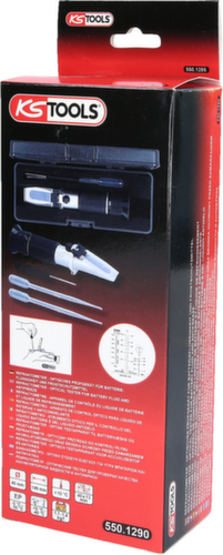 KS Tools Refraktometer Kühlflüssigkeit / Batteriesäure