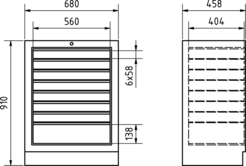 KRAFTWERK® MOBILIO Schubladenschrank