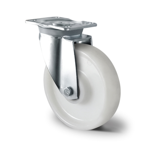 Cascoo Lenkrolle, Traglast 1000 kg, Polyamid-Bereifung