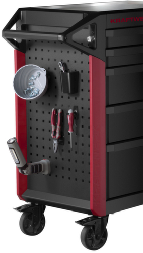 KRAFTWERK® Robuster Werkstattwagen PRO LINE PT800 inkl. 143-teiligem Werkzeugsatz, 7 Schublade(n)