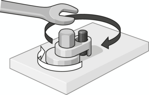 GEDORE 1.28/3 Stehbolzenausdreher 19 - 25 mm