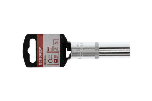 GEDORE R61101514 Steckschlüsseleinsatz 1/2" 12-kant 15 mm Länge 77 mm
