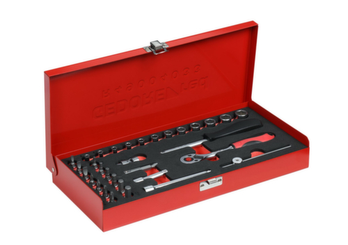 GEDORE R49004033 Steckschlüssel-Satz 1/4" 4-13mm 32-teilig