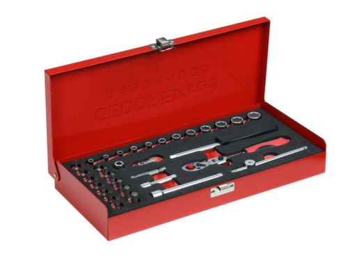 GEDORE R49044033 Steckschlüssel-Satz 1/4" 4-13mm 33-teilig