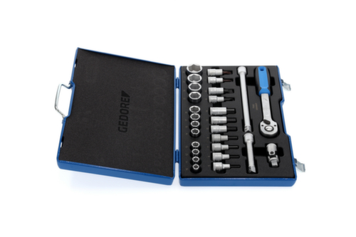 GEDORE 19 IMU-10 Steckschlüssel-Satz 1/2"