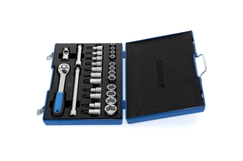 GEDORE 19 IMU-10 Steckschlüssel-Satz 1/2"