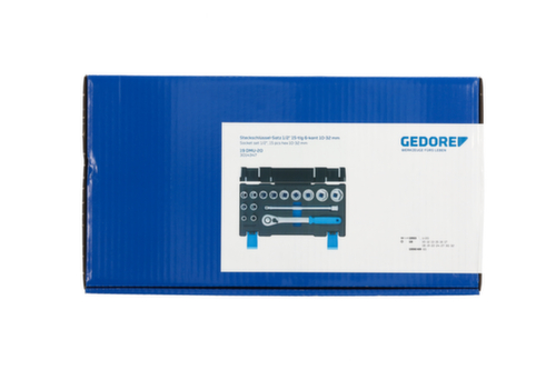 GEDORE 19 DMU-20 Steckschlüssel-Satz 1/2"