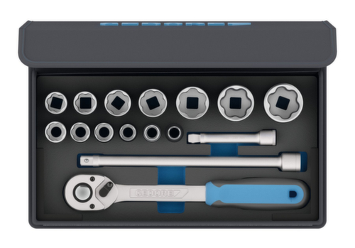GEDORE TC 19-MU-10 Steckschlüssel-Satz 1/2" 16-teilig