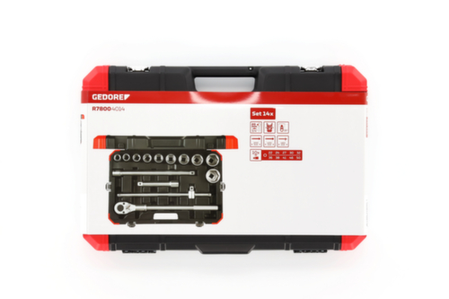 GEDORE R78004014 Steckschlüssel-Satz 3/4" 22-50mm 14-teilig