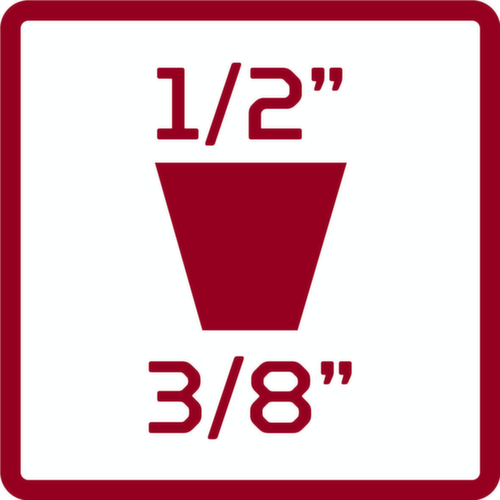 GEDORE R67131002 Reduzier-/Vergrößerungs-Adaptersatz 6in2 2-teilig