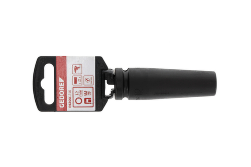 GEDORE R63001216 Kraftschraubereinsatz 1/2" 6-kant 12 mm Länge 78 mm