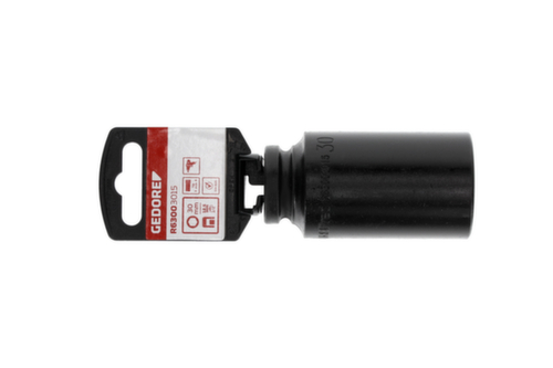 GEDORE RED R63003015 Kraftschraubereinsatz 1/2" 6-kant 30 mm Länge 78 mm