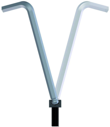 GEDORE 42 KEL 2 Winkelschraubendreher XL Kugelkopf Innen-6-kant 2 mm