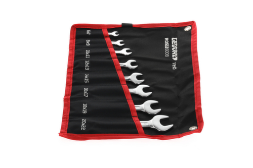 GEDORE R05126008 Doppelmaulschlüssel Satz kurz SW6-22 mm 8-teilig