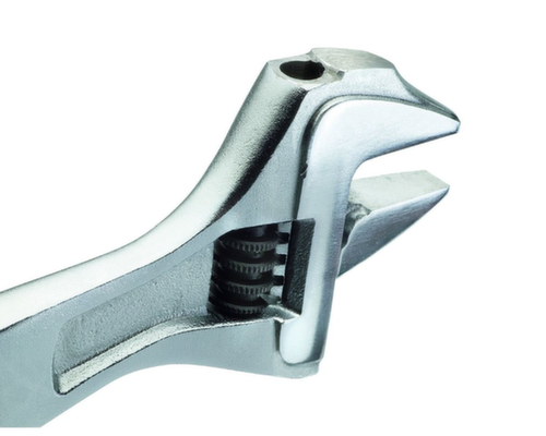 GEDORE 60 S 10 JC Einmaulschlüssel 10" verstellbar verchromt 2K-Griff