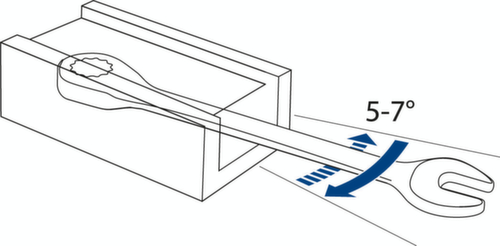 GEDORE 7 R 8 Maulschlüssel mit Ringratsche UD-Profil 8 mm