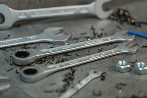 GEDORE 7 R 8 Maulschlüssel mit Ringratsche UD-Profil 8 mm