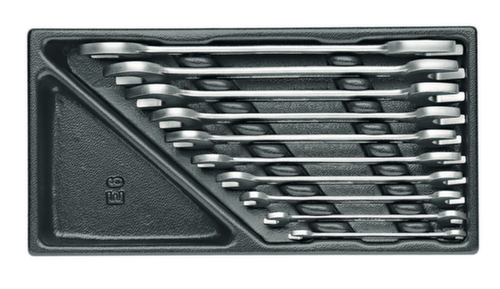 GEDORE 1500 ES-6 Doppelmaulschlüssel-Satz in 1/3 ES-Modul