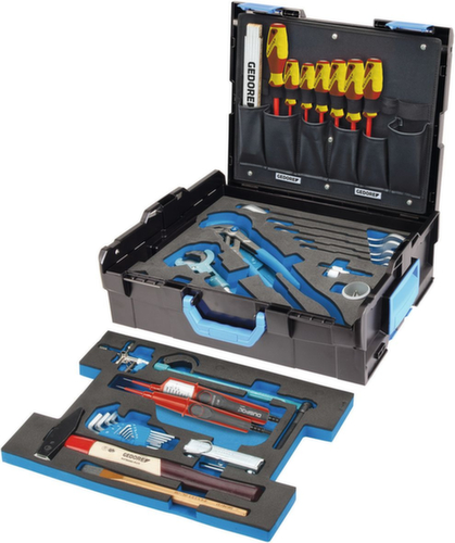 GEDORE 1100-03 L-BOXX 136 mit Sortiment Sanitär 44-teilig