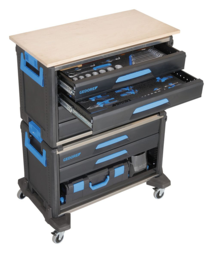 GEDORE 1110 WMW S-03 WorkMo B3 mit Werkzeugsortiment 110-tlg