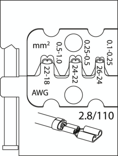 GEDORE S 8140 A Crimp-Zangen-Set AUTOMOTIVE 4-teilig
