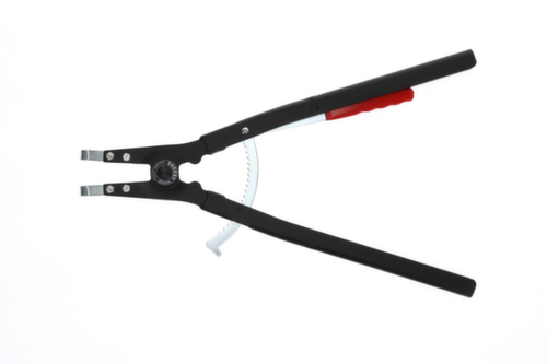 GEDORE 8000 A 51 Montagezange für Außensicherungsringe gewinkelt 122-300mm