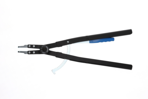 GEDORE 8000 J 41 EL Montagezange für Innensicherungsringe gewinkelt 85-140mm