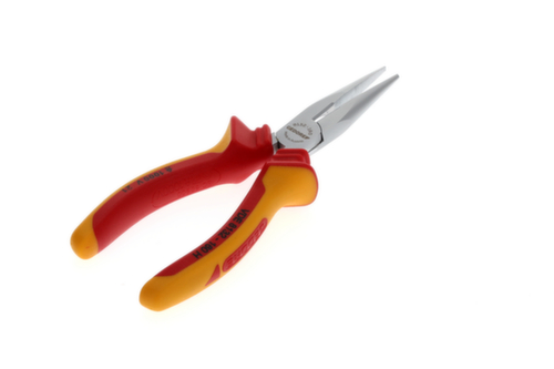 GEDORE VDE 8132-160 H VDE-Flachrundzange mit Hüllenisolierung 160 mm