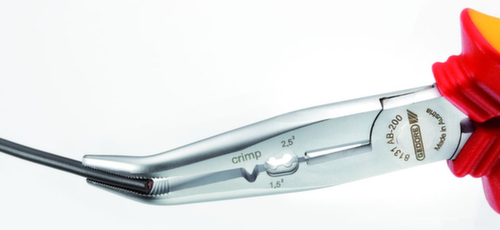 GEDORE SB VDE 8131 AB-200 H VDE-Mehrfachzange 200 mm gewinkelt Hüllenisolierung