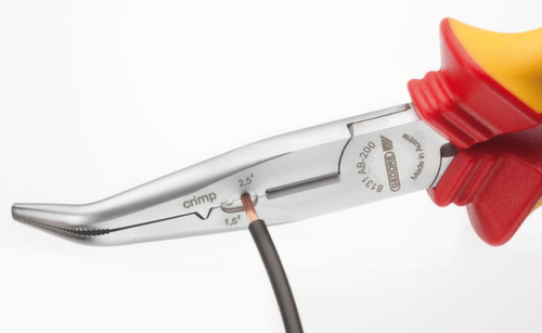 GEDORE SB VDE 8131 AB-200 H VDE-Mehrfachzange 200 mm gewinkelt Hüllenisolierung