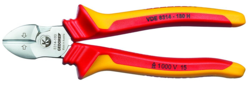 GEDORE VDE 8314-180 H VDE-Kraft-Seitenschneider mit Hüllenisolierung 180 mm