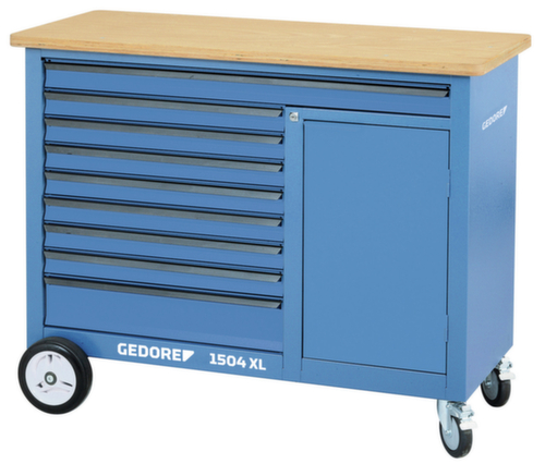 GEDORE 1504 XL 1710 Rollwerkbank 1,25 m breit