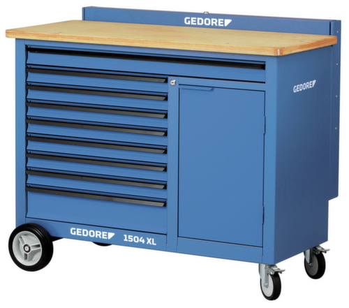GEDORE 1504 XL 1710 Rollwerkbank 1,25 m breit