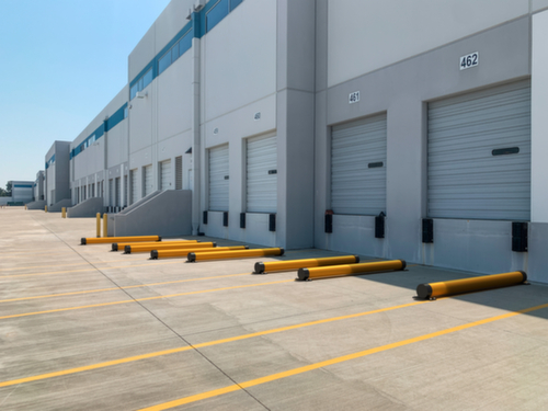 a.m.p.e.r.e. Bodenbarriere Rack Mammut® Strong, Höhe x Länge 150 x 2000 mm