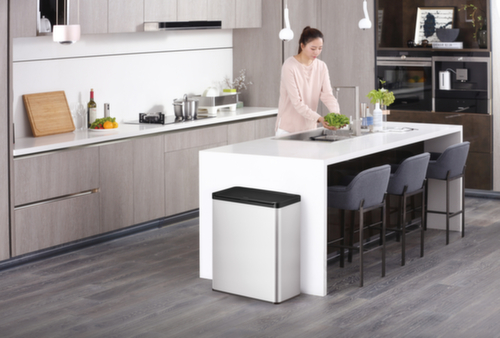 Wertstoffsammler EKO mit Touchdeckel, 2 x 20 l