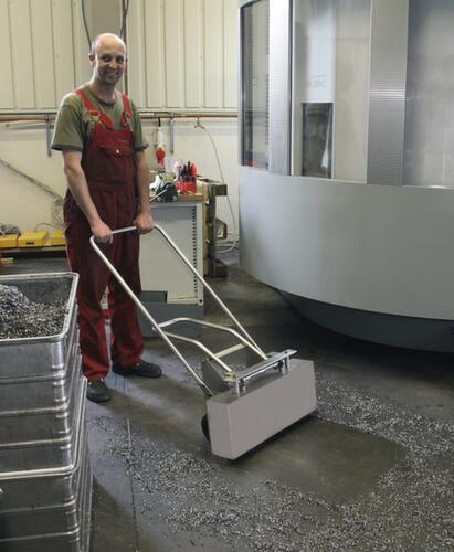 Denios Magnet-Kehrmaschine, Kehrbreite 610 mm