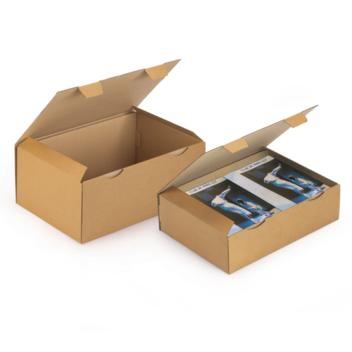 Wellpapp-Faltkarton 1-wellig, 1-wellig, 240 x 170 x 150 mm