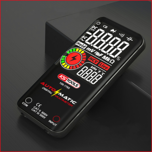 KS Tools Automatik Digital-Multimeter inkl. Prüfspitzen