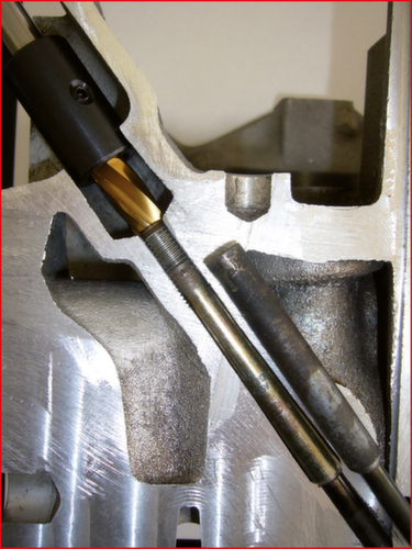 KS Tools Universal Glühkerzen-Ausbohrsatz M10 x 1