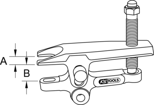 KS Tools Universal-Kugelgelenk-Ausdrücker