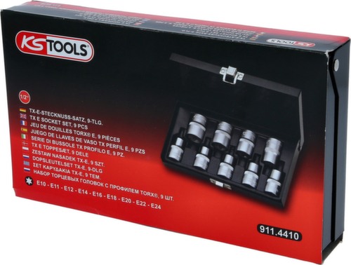 KS Tools 1/2" Torx-E-Stecknuss-Satz