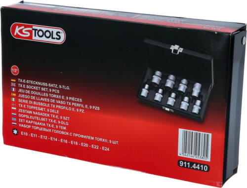 KS Tools 1/2" Torx-E-Stecknuss-Satz