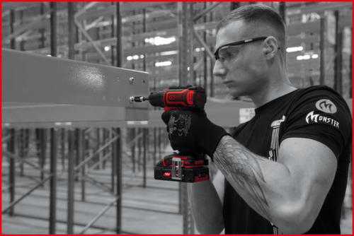 KS Tools eMONSTER Brushless-Akku-Bohr-Schrauber-Satz