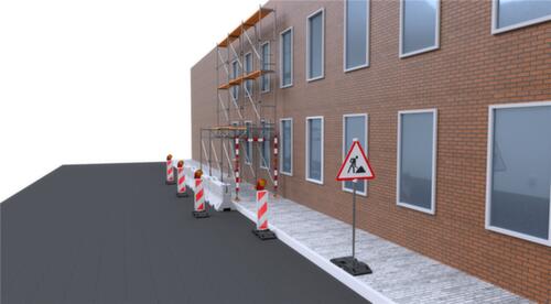 Schake Bake, Höhe x Breite 1330 x 315 mm