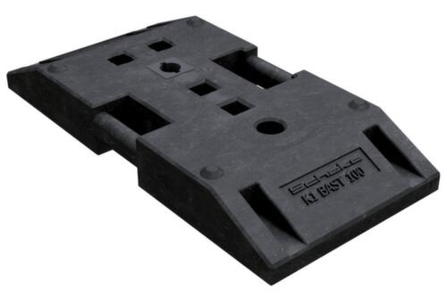 Schake Fußplatte NOX für Schrankenzaun