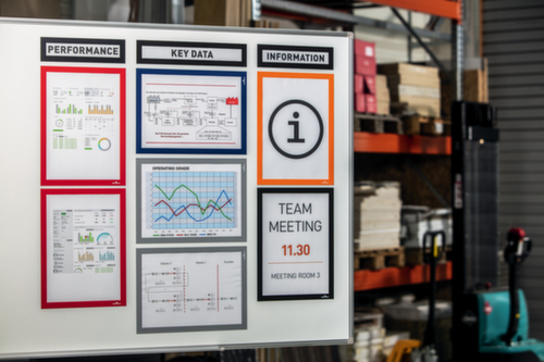 Durable Inforahmen DURAFRAME® MAGNETIC TOP magnetisch, DIN A4, Rückseite magnetisch
