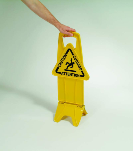 Rubbermaid Warnkombischild "Rutschgefahr", Bodenaufsteller