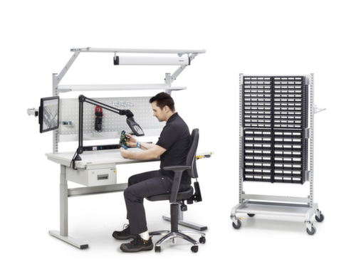 3D-Armlehnen für Arbeitsdrehstuhl, höhen-/breiten-/tiefenverstellbar