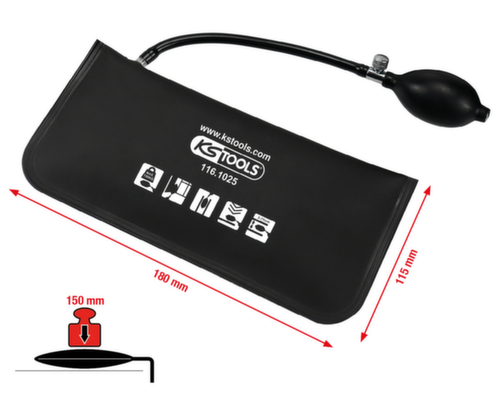 KS Tools Druckkissen mit Handpumpe